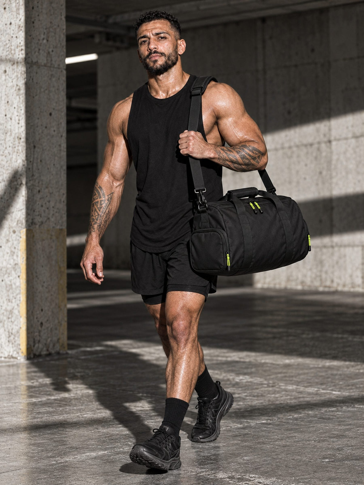 Sac Duffle 40 L porté à l'épaule