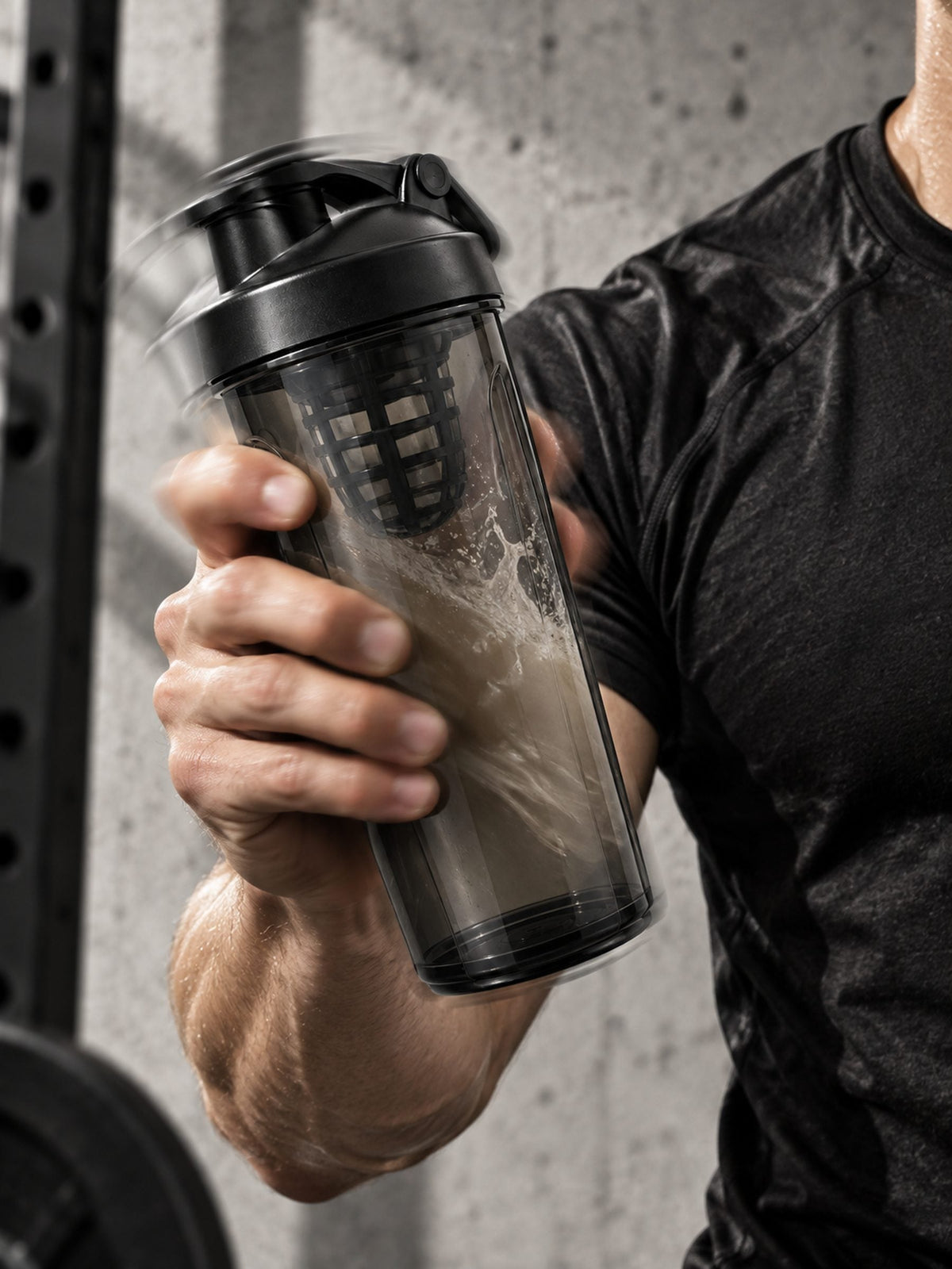 Shaker 700 mL en main à la salle