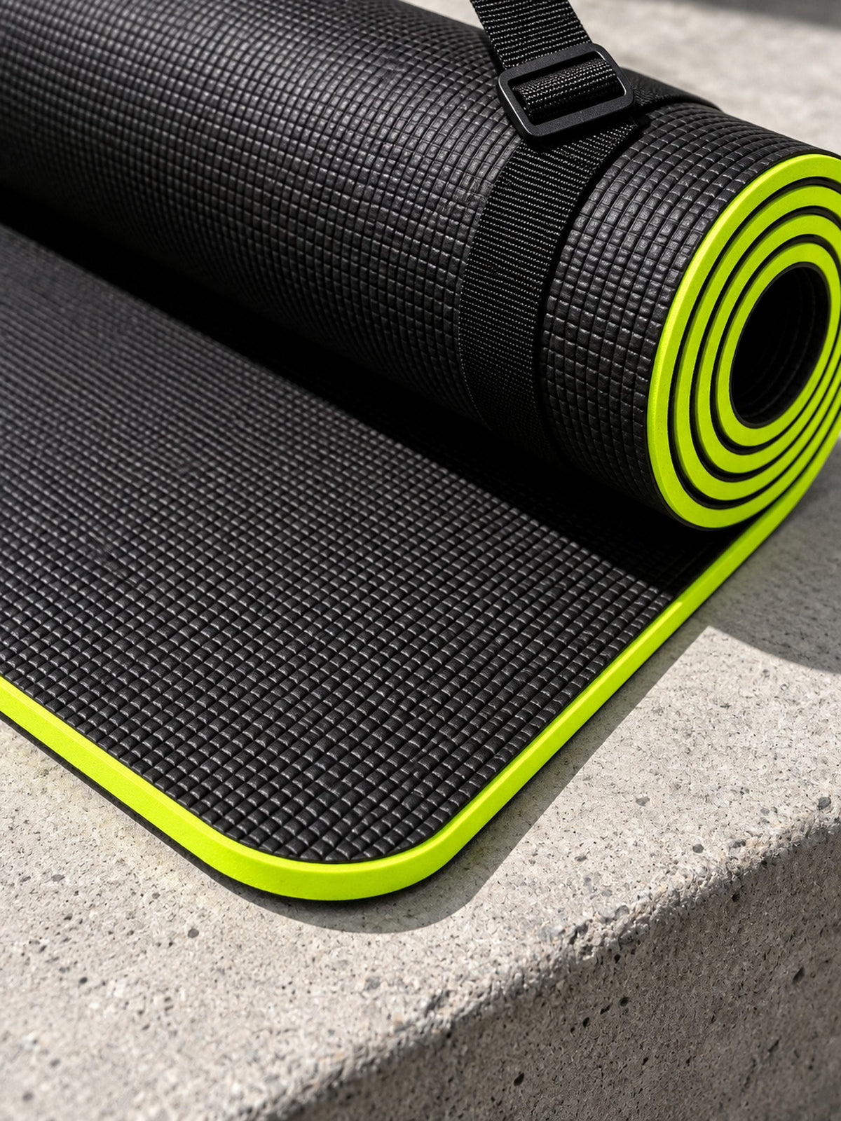 Tapis Grip 6 mm, texture et tranche citron